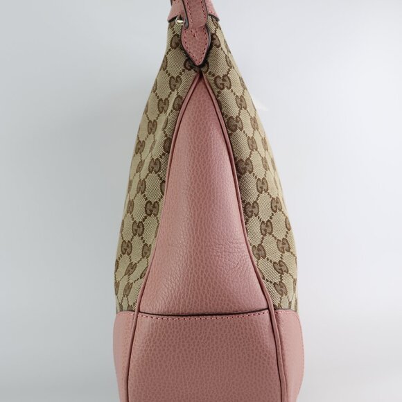 *NEW* Gucci GG Monogram Large Margaux Hobo Beige Soft Pink - Picture 8 of 16